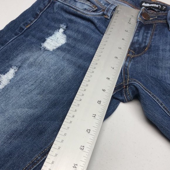 VINTAGE DOLLHOUSE DISTRESSED CHARLEY SKINNY 7/27x30 😎 - Picture 9 of 14